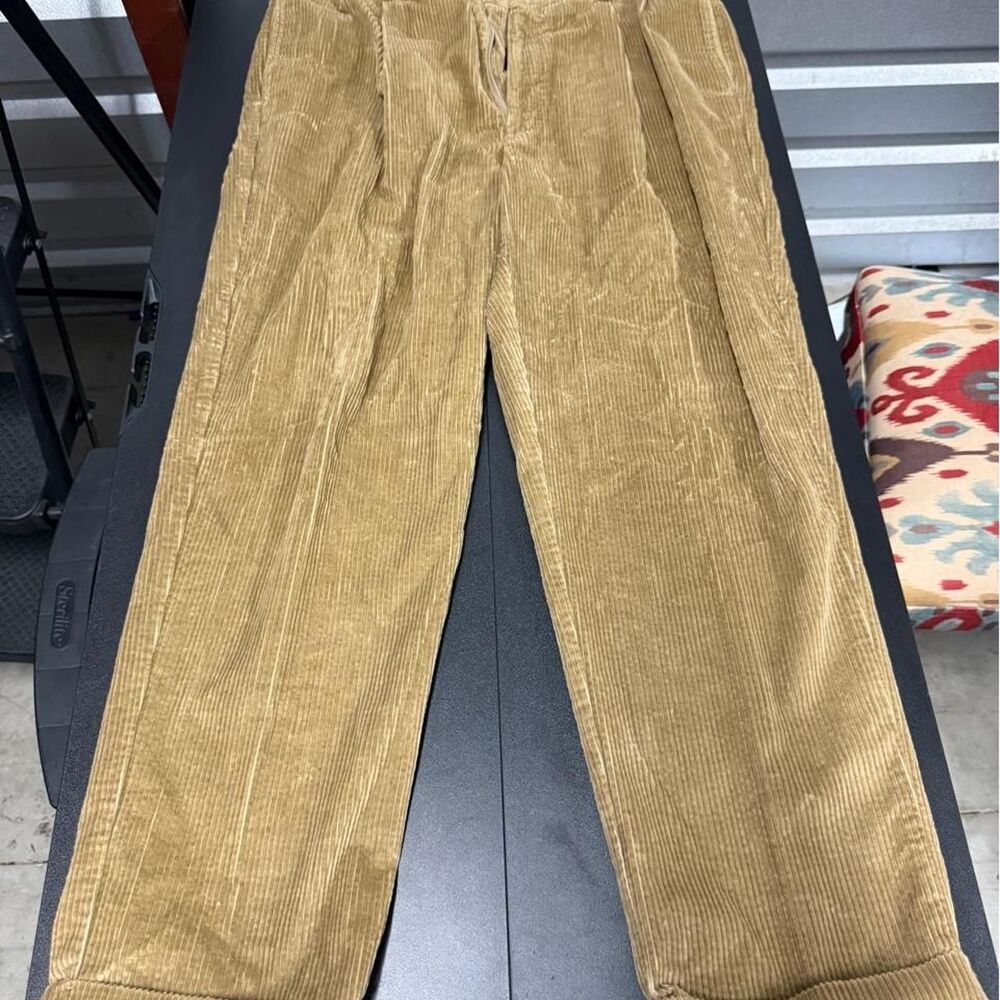 Tommy-hilfiger Men's Tan and Brown Trousers